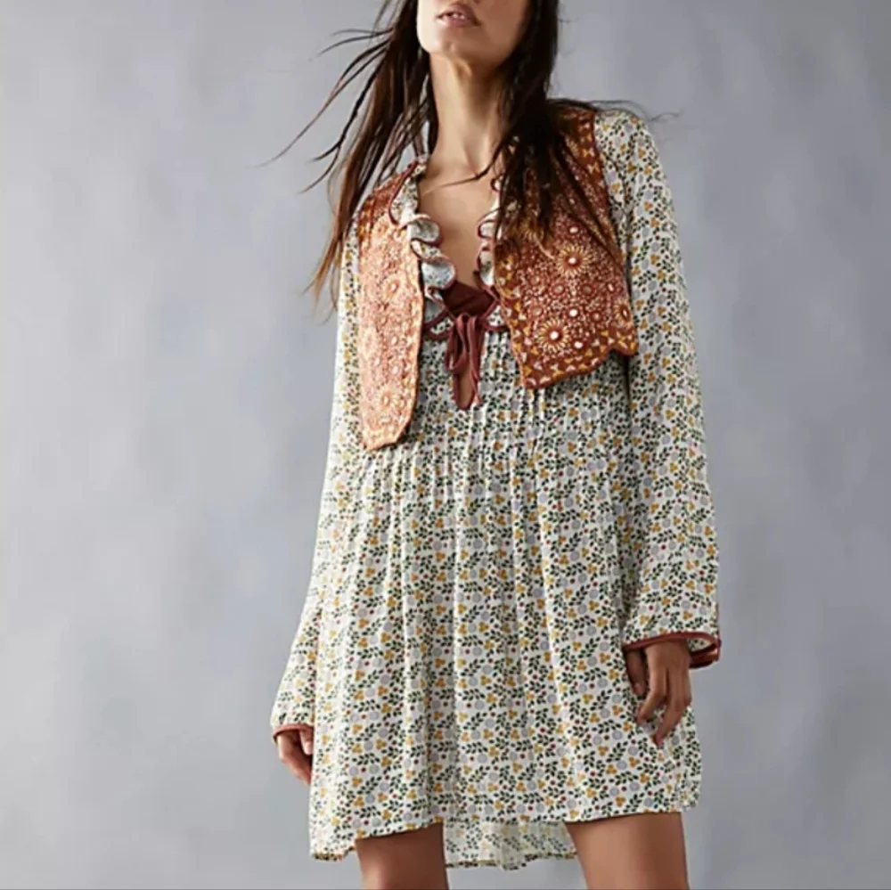 Free People Blossom Baby Mini Dress